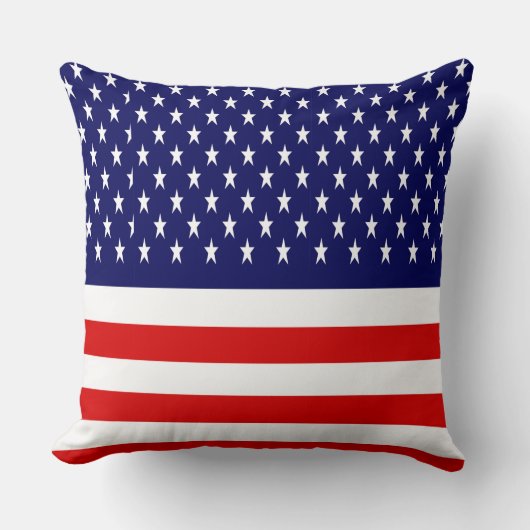 Coussin Drapeau patriotique américain (Recto)