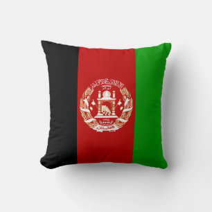 Coussin Drapeau patriotique de l'Afghanistan