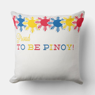 Coussin Drapeau philippin patriotique Sun Pinoy