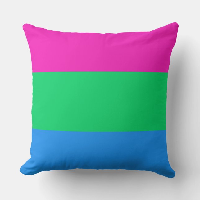 Coussin Drapeau polysexuel (Recto)