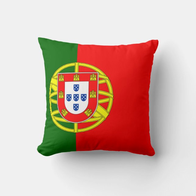 Coussin Drapeau portugais (Recto)