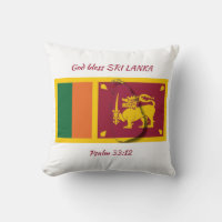 DRAPEAU SRI LANKA Écriture patriotique personnalis
