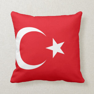 Coussin Drapeau turc
