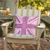 Coussin Drapeau Union Jack amusant par Heva Weva (Chaise)