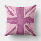 Coussin Drapeau Union Jack amusant par Heva Weva (Recto)