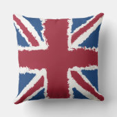 Coussin Drapeau Union Jack par Heva Weva (Verso)
