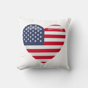 Coussin drapeau us