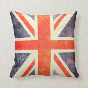 Coussin Drapeau vintage d'Union Jack