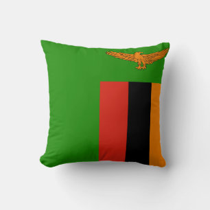Coussin Drapeau Zambie