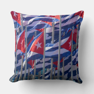 Coussin Drapeaux cubains, La Havane, Cuba