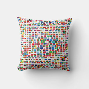 Coussin Drapeaux mondiaux
