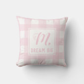 Coussin Dream Big Baby Pink Monogramme Extra Large En vich (Recto)