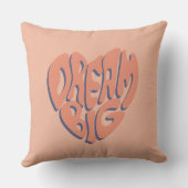 Coussin Dream Big : Coral et Apricot Motivational Advice (Verso)