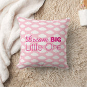 Coussin Dream Big Little One Nuages Rose (Couverture)