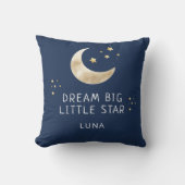 Coussin Dream Big Little Star Personalized Celestial (Recto)