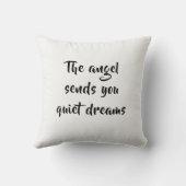 Coussin Dreamy ange fille pastel fairart (Verso)