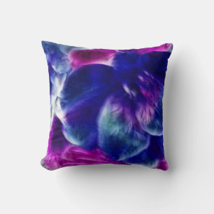 Coussin Dreamy Fractal Abstrait Floral