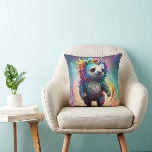 Coussin Dreamy Slothicorn : Un Imaginaire Rainbow Baby,