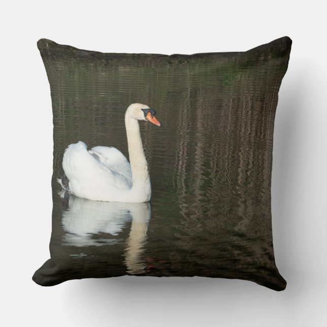 Coussin Drifting Swan (Recto)