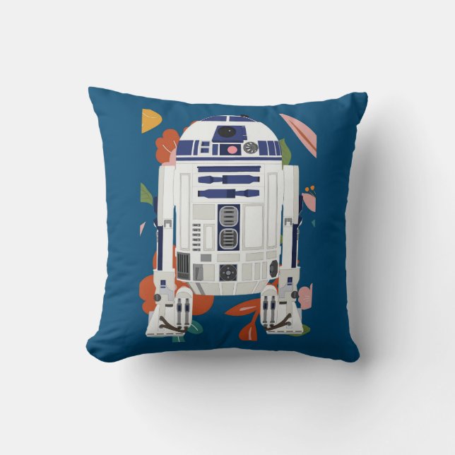 Coussin Droid floral (Recto)