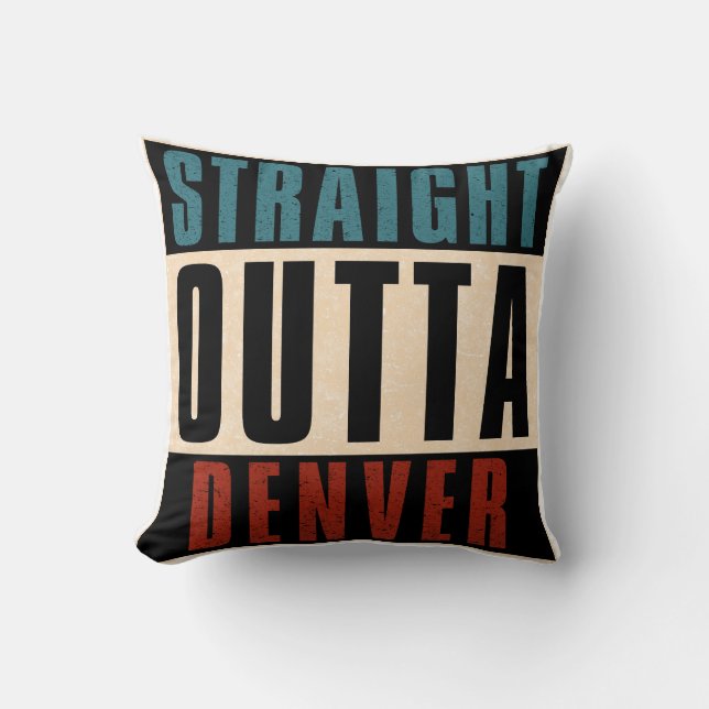 Coussin Droit devant Denver Colorado CO USA (Recto)