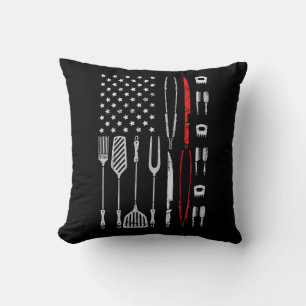 Coussin Drôle American Flag Grilling Tools BBQ Grill Barbe