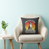 Coussin Drôle attitude de Boston Terrier Rétro (Chaise)