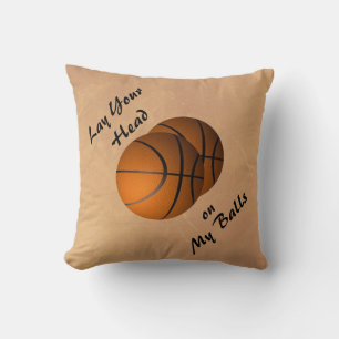 Coussin Drôle Basketball Sports Jeu d'oreiller