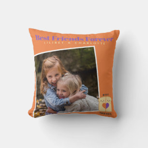 Coussin Drôle BFF PHOTO COLLAGE Cadeau APEANUbeurre Jelly
