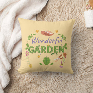 Coussin Drôle cadeau de Plante amoureux pour les jardinièr