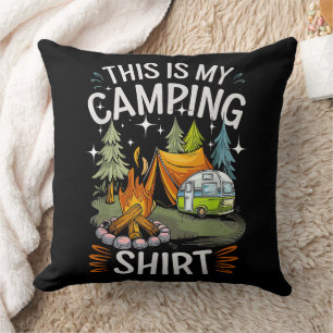 Coussin Drôle C'est Mon Camping Pour Campeur