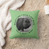 Coussin drôle de cochon ventru (Couverture)