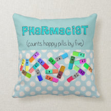 Coussin drôle de pharmacien