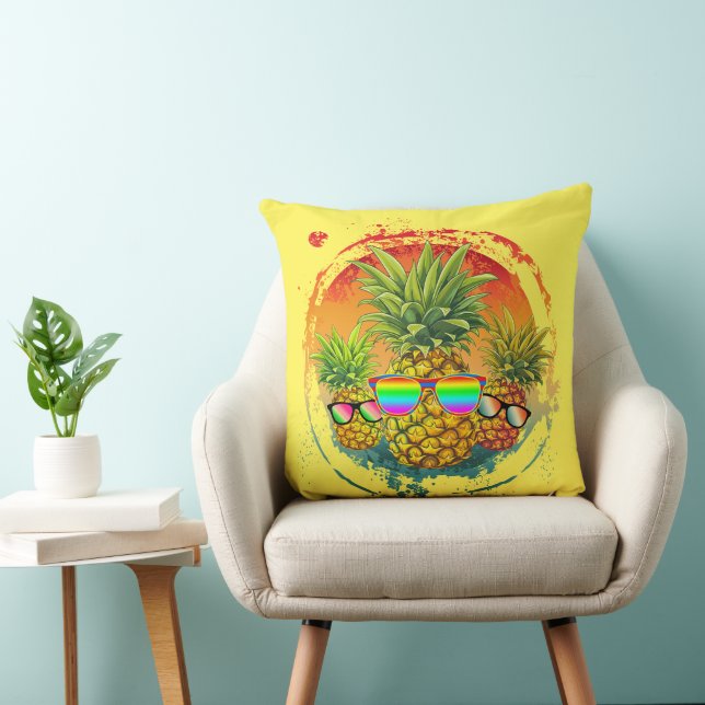 Coussin Drôle d'été au Pineapple Vibes (Chaise)