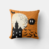 Coussin Drôle d'Halloween effrayant (Recto)