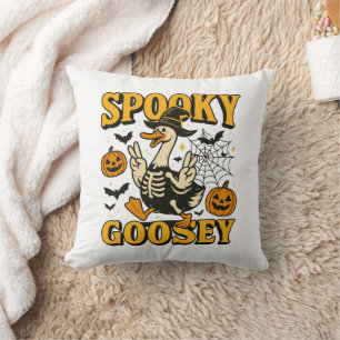 Coussin Drôle d'oie farceuse d'Halloween en costume