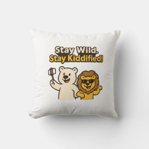 Coussin Drôle Duo de dessin animé