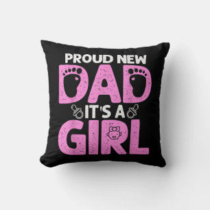 Coussin Drôle Fier Nouveau Cadeau Papa Pour Hommes Fête de