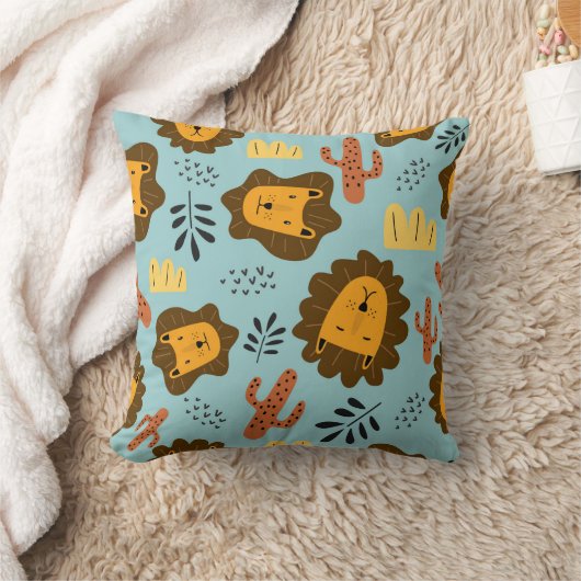 Coussin Drôle Lion Cushion (Couverture)