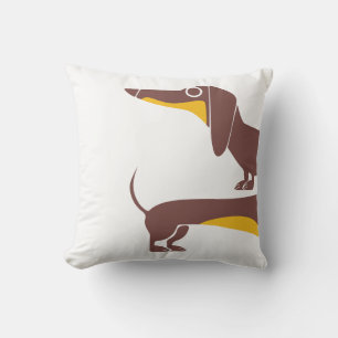 Coussin Drôle mignon dachshund pour parent chien long