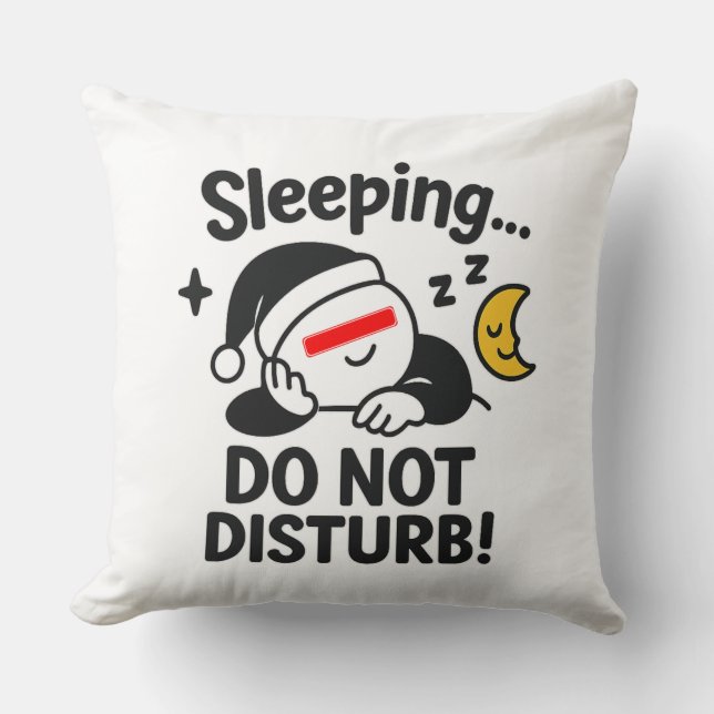 Coussin Drôle Nap Décoratif (Recto)