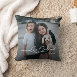 Coussin Drôle Naughty La gentille liste Photo Noël