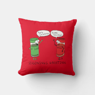 Coussin Drôle Noël Cartoon Cuisines épices