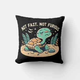 Coussin Drôle Pas Vite Pas Furieux