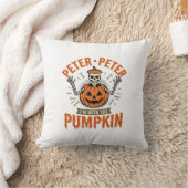 Coussin Drôle Peter Peter Citrouille Halloween Squelette C (Couverture)