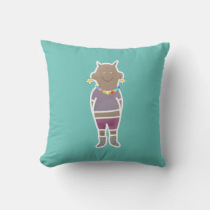 Coussin Drôle petit bébé diable