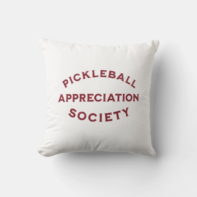 Coussin Drôle Pickleball Dit (Recto)