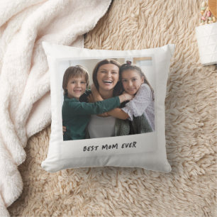 Coussin Drôle Rétro Meilleure Maman Personnalisée 2 Photo