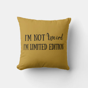 Coussin Drôle, sarcastique, citations introverties