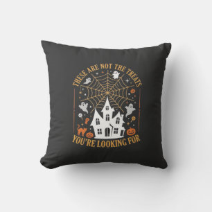 Coussin Drôles de friandises d'Halloween Fantôme Conceptio